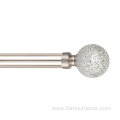 Mosaic ball finial Curtain Rod